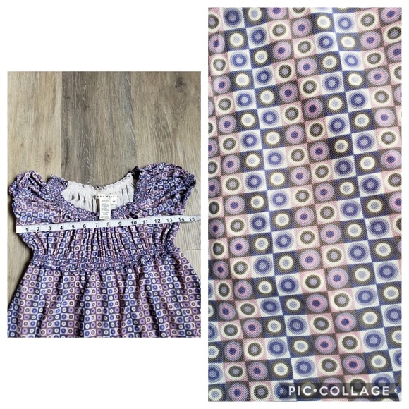 Max studio women's stretch peasant dress - Picture 4 of 8